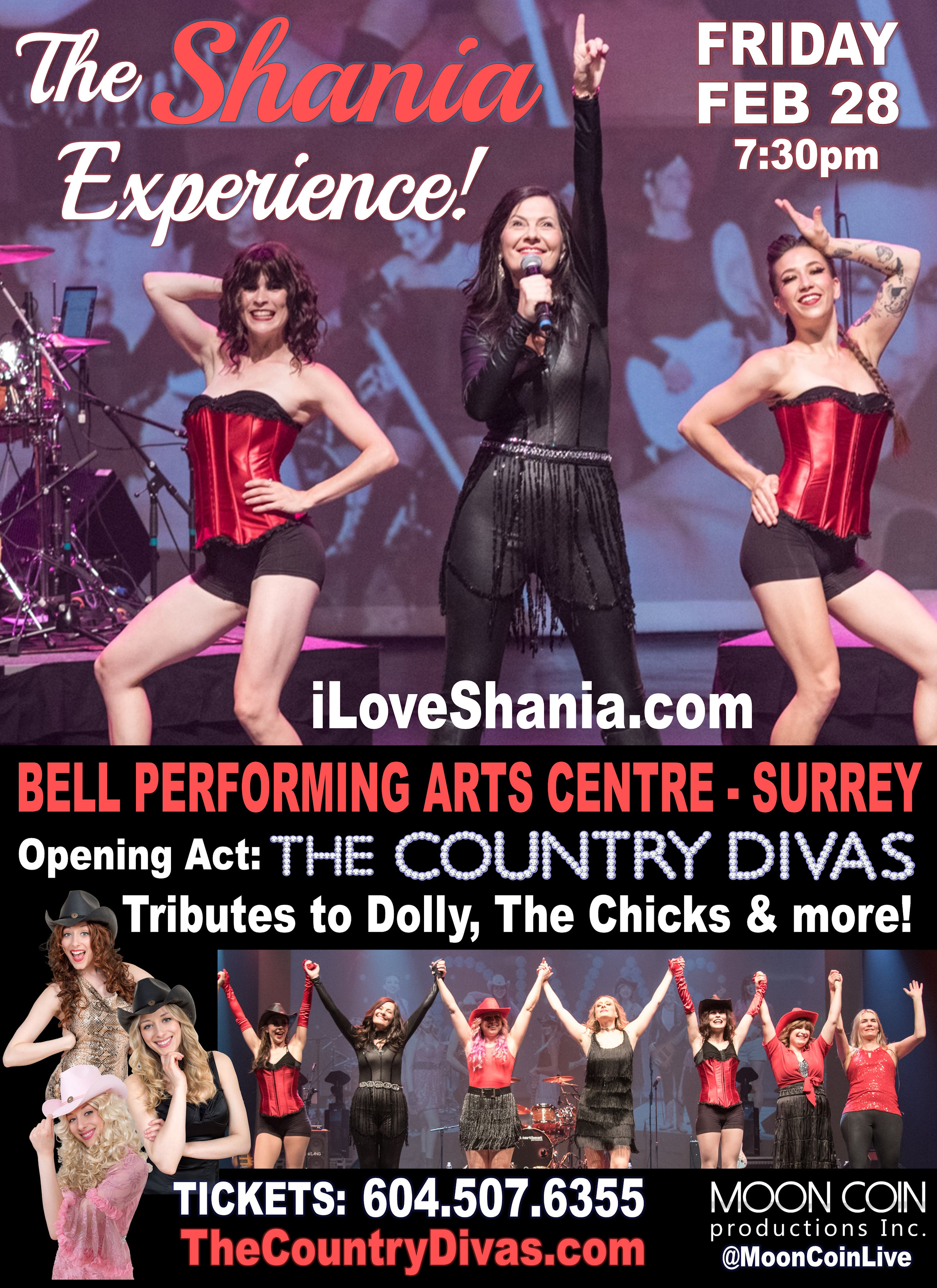 SHANIA EXPERIENCE and Country Divas 2400 X 3300 BELL CTR FEB 28 2025